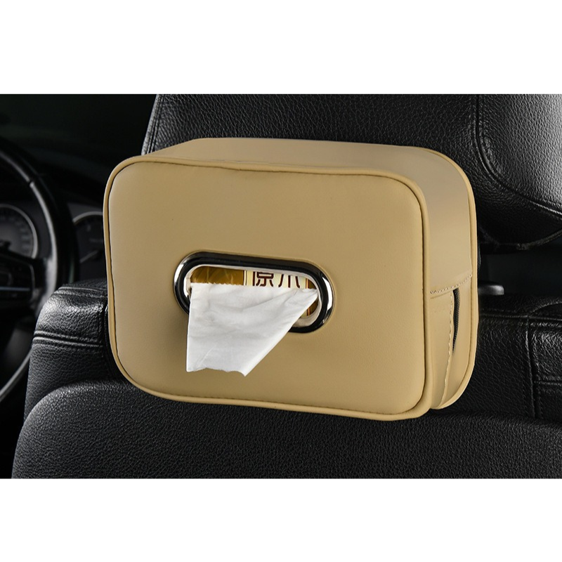 Leather Car Tissue Holder