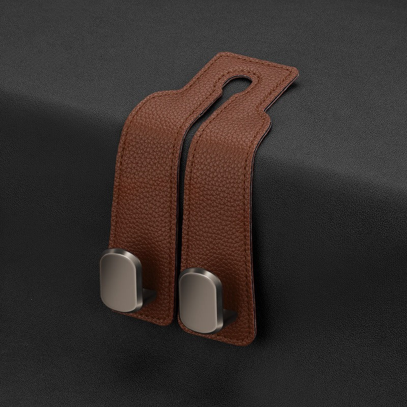 Premium Suede Car Headrest Hook