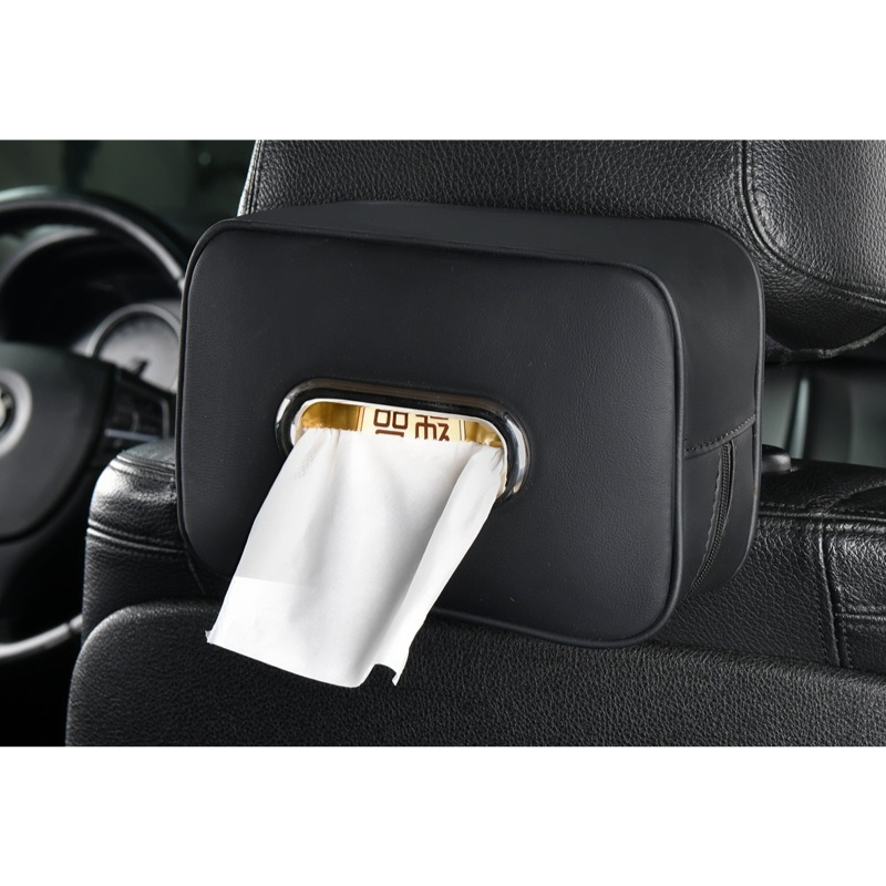 Leather Car Tissue Holder