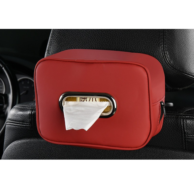 Leather Car Tissue Holder