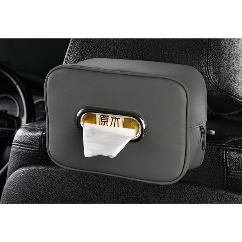 Leather Car Tissue Holder