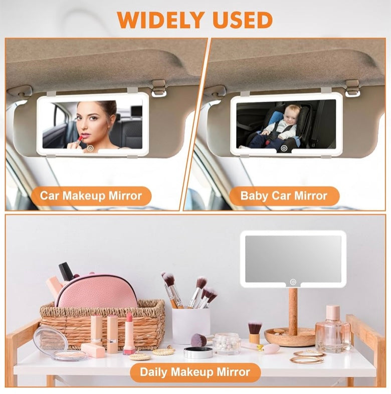 Car Vanity Mirror LED Light