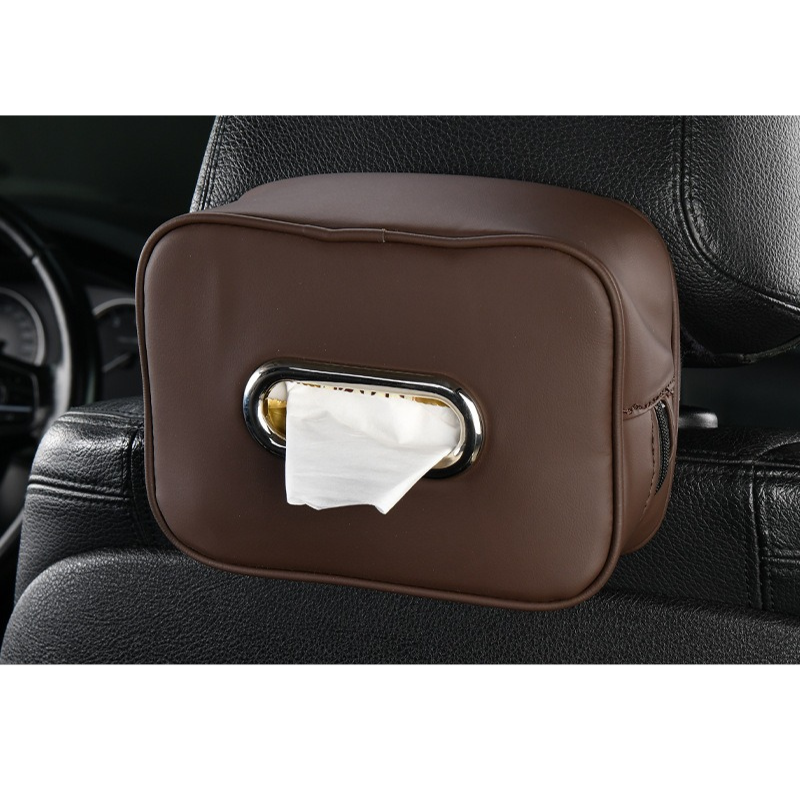 Leather Car Tissue Holder