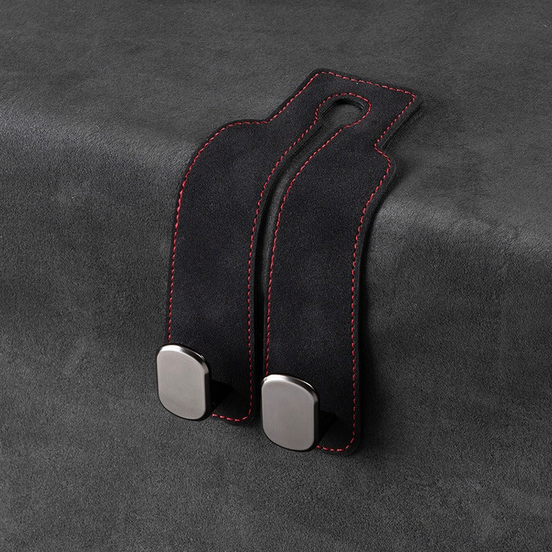 Premium Suede Car Headrest Hook