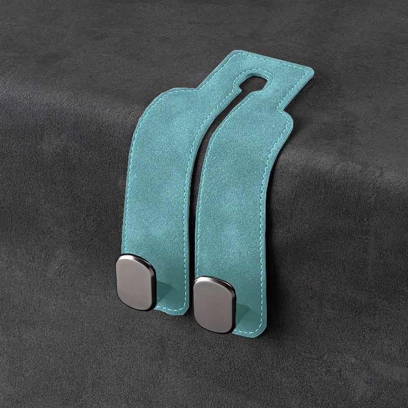 Premium Suede Car Headrest Hook